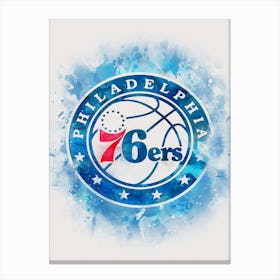 Philadelphia 76ers 3 Canvas Print