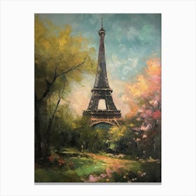 Eiffel Tower Paris France Pissarro Style 10 Canvas Print