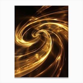 Abstract Golden Spiral Background Photo Canvas Print