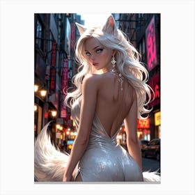 Wolf Girl 1 Canvas Print