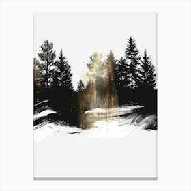 Snowy Forest Canvas Print Canvas Print