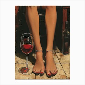 Glass Of Wine 9 Canvas Print
