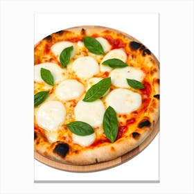 A Gourmet Pizza With Fresh Basil Melted Mozzarella View 3 Leinwandbild