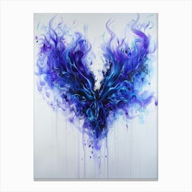 Blue Phoenix Canvas Print