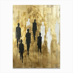 Silhouettes 4 Canvas Print