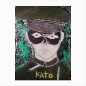 Green hornet kato Bruce Lee Canvas Print