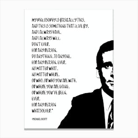 Michael Scott 3 Canvas Print