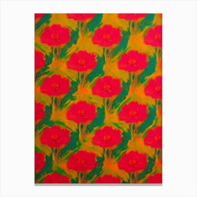 Rose 3 Andy Warhol Flower Canvas Print
