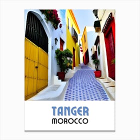 Tanger, Morocco 3 Canvas Print