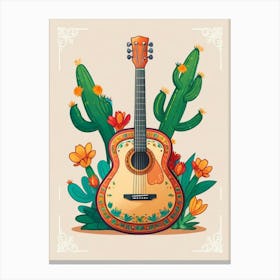 Mexican Guitar 1 Canvas Print