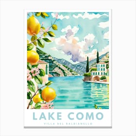 Italy Lake Como Canvas Print