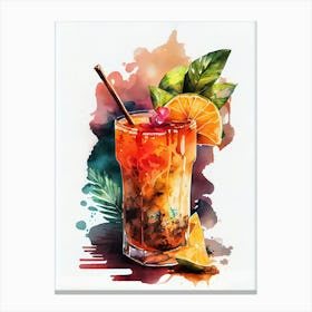 Tequila Cocktail drinks Canvas Print