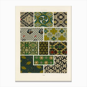 Japan Pattern, Albert Racine 1 Canvas Print