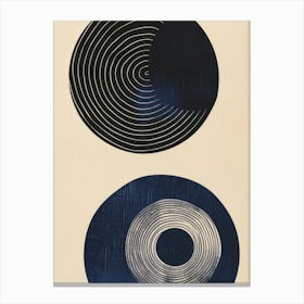 'Circles' 5 Canvas Print