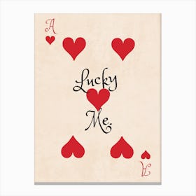 Lucky Me Canvas Print