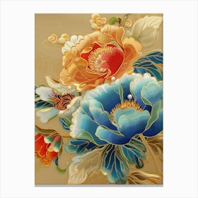 Chinese Flower Painting 75 Canvas Print