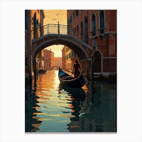 Venice Gondola Canvas Print