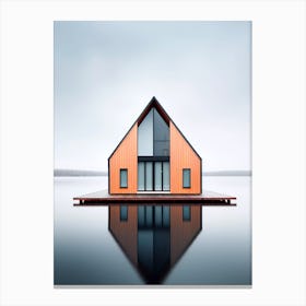 House On Water Canvas Print