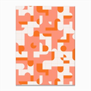 Puzzle Tiles Canvas Print
