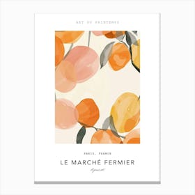 Apricot Le Marche Fermier Poster 1 Canvas Print