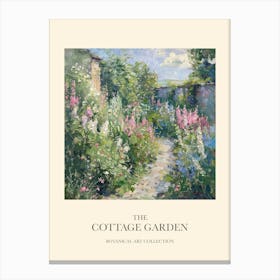 Nature Cottage Garden Poster 14 Canvas Print