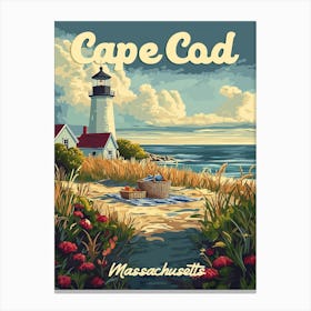 Cape Cod Beach, Massachusetts Canvas Print