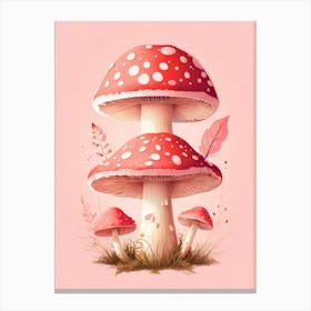 Mushroom Print Canvas Print