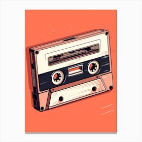 Cassette Tape 9, old days Canvas Print