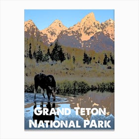 Grand Teton, National Park, Nature, USA, Wall Print, Canvas Print