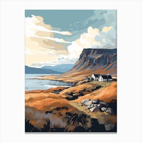 Isle Of Skye Scotland 3 Hiking Trail Landscape Canvas Print
