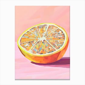 Slice Of Orange Canvas Print