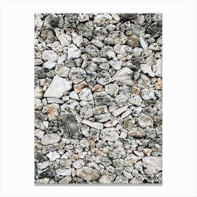 Stone Wall Texture 1 Canvas Print