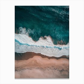 Aerial View Of A Beach 50 Canvas Print