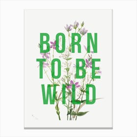 Born To Be Wild Canvas Print