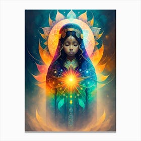 Mother Of Light Canvas Print