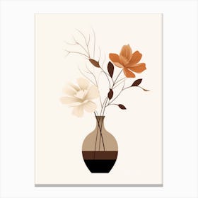 Floral Arrangement In A Vase 1 Canvas Print