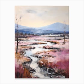 Dreamy Winter Painting Cairngorms National Park Scotland 1 Canvas Print