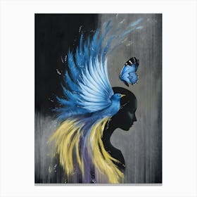 Blue Bird Canvas Print Canvas Print