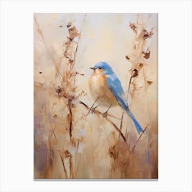 Bird Painting Eastern Bluebird 1 Canvas Print
