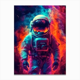 Astronaut In Space 8 Canvas Print