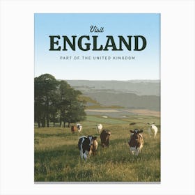 Visit England Part Of The United Kingdom Canvas Print