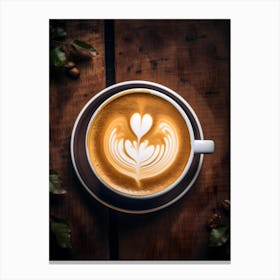 Coffee Latte Art 2 Canvas Print