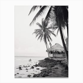 Samoa, Black And White Analogue Photograph 1 Canvas Print
