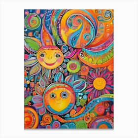 Psychedelic Painting ~ Reimagined 3 Canvas Print