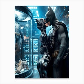 Batman And Catwoman Canvas Print