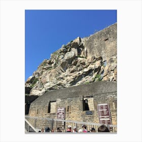 Le Mont-Saint-Michel Castle Canvas Print