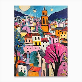 Turin Italy 3 Fauvist Painting Canvas Print