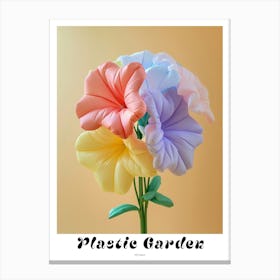 Dreamy Inflatable Flowers Poster Petunia Canvas Print