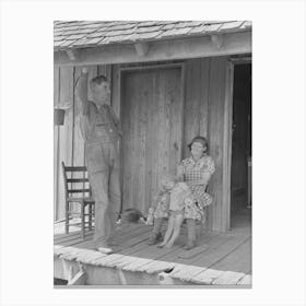 Untitled Photo, Possibly Related To Grandmother And Child, Southeast Missouri Farms By Russell Lee Canvas Print