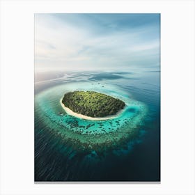 Island In The Middle Of The Ocean 6 Canvas Print